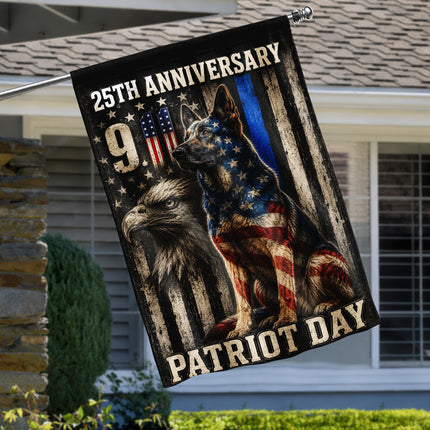 SP-01 Patriot Day 2026 25th Anniversary K9 Heroes Flag