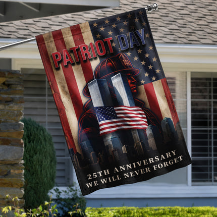 SP-01 Firefighter Patriot Day 25th Anniversary Memorial Flag