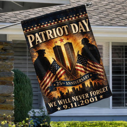 SP-01 Patriot Day 25th Anniversary Twin Towers Memorial Flag