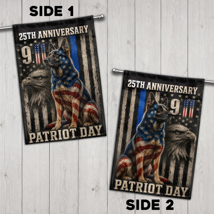 SP-01 Patriot Day 2026 25th Anniversary K9 Heroes Flag