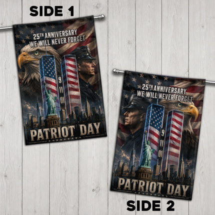SP-01 25th Anniversary Patriot Day Police Eagle Tribute Flag