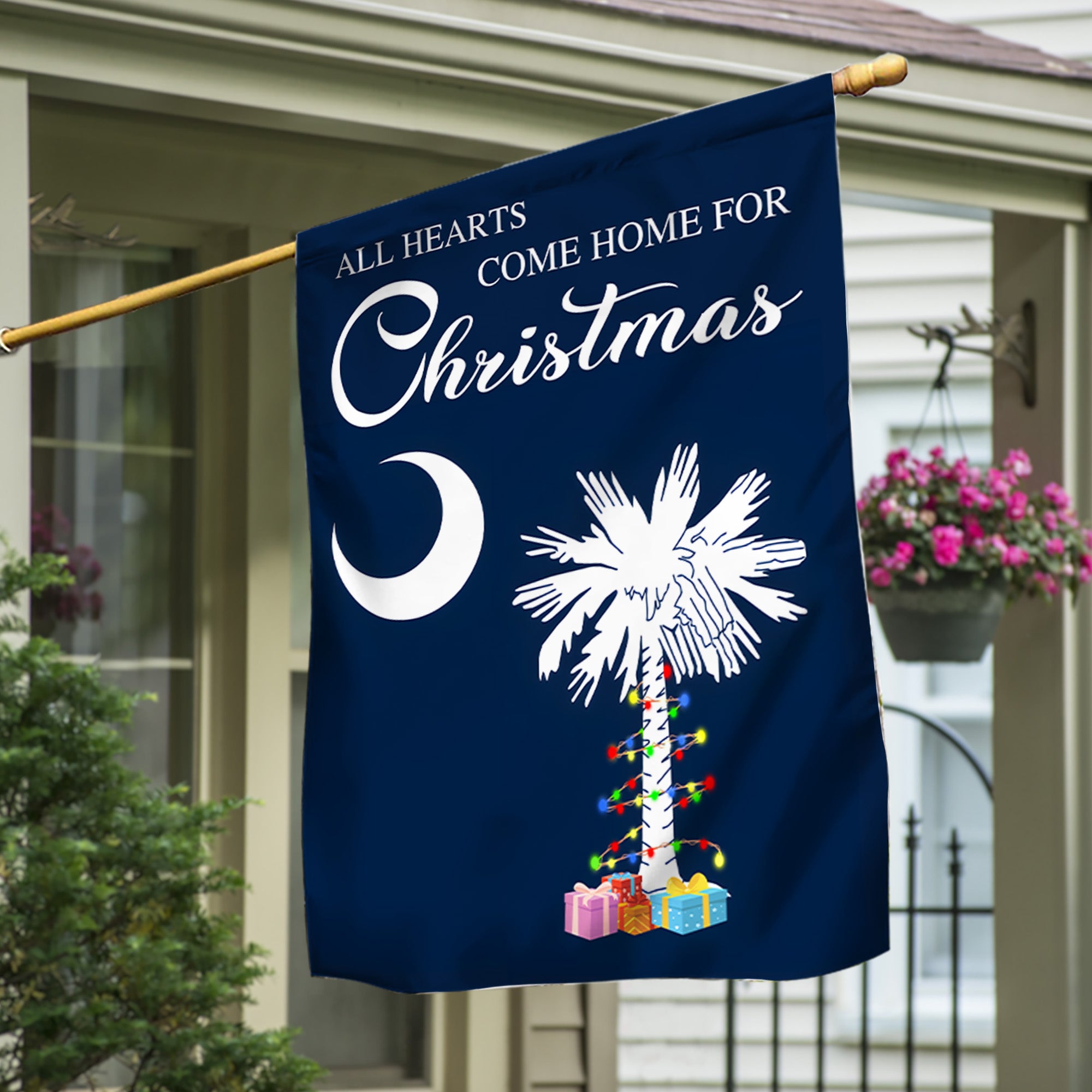 Merry Christmas South Carolina State Flag