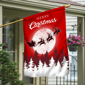 Merry Christmas Flag - Christmas Holiday Decoration