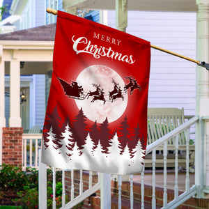 Merry Christmas Flag - Christmas Holiday Decoration