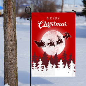 Merry Christmas Flag - Christmas Holiday Decoration