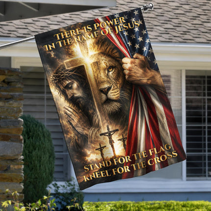 Stand For The Flag Kneel For The Cross God Flag