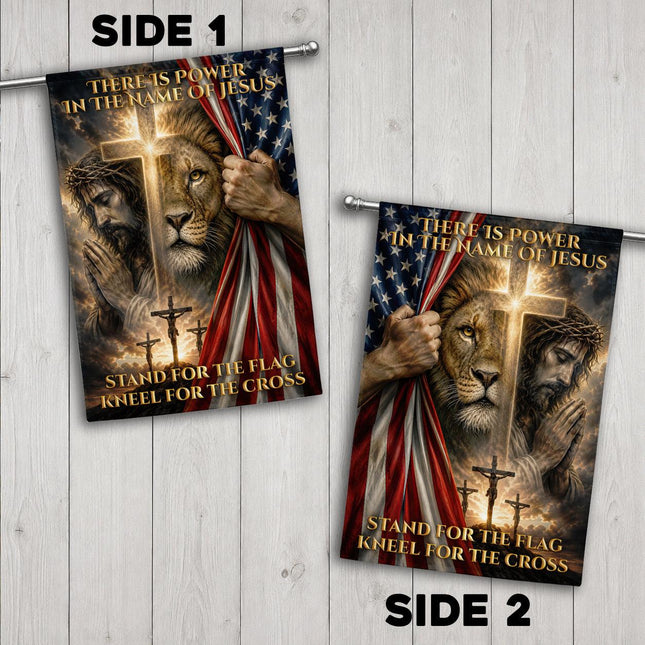 Stand For The Flag Kneel For The Cross God Flag
