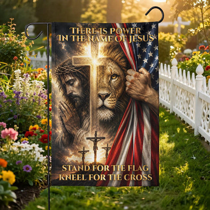 Stand For The Flag Kneel For The Cross God Flag