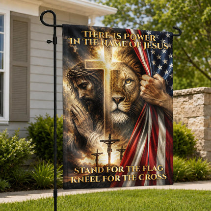 Stand For The Flag Kneel For The Cross God Flag