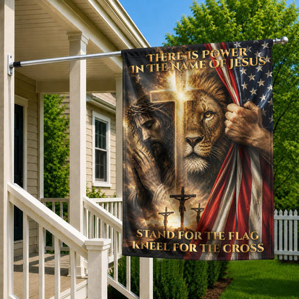 Stand For The Flag Kneel For The Cross God Flag