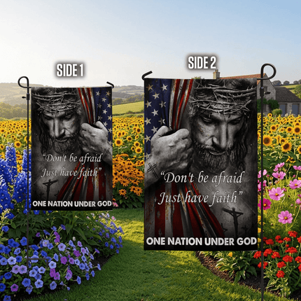 Just Have Faith In Jesus Christian Flag
