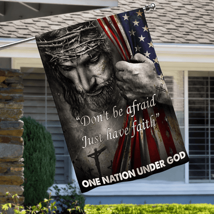 Just Have Faith In Jesus Christian Flag