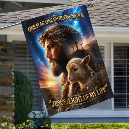 God Christian Flag One Flag One Faith One Nation Jesus Light Of My Life