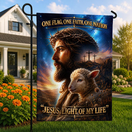 God Christian Flag One Flag One Faith One Nation Jesus Light Of My Life