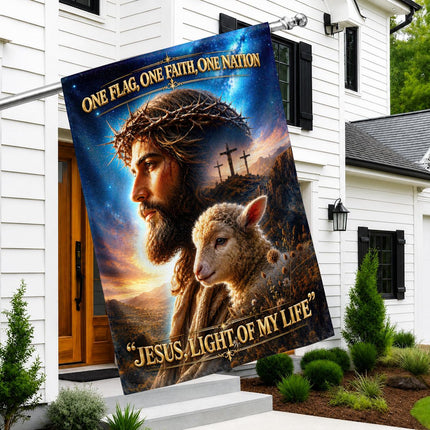 God Christian Flag One Flag One Faith One Nation Jesus Light Of My Life