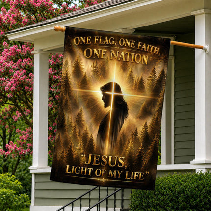 God Christian Flag One Flag One Faith One Nation Jesus Light Of My Life