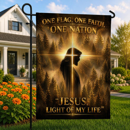 God Christian Flag One Flag One Faith One Nation Jesus Light Of My Life