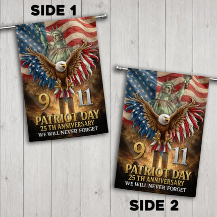 Patriot Day 25th Anniversary 911 Tribute Flag