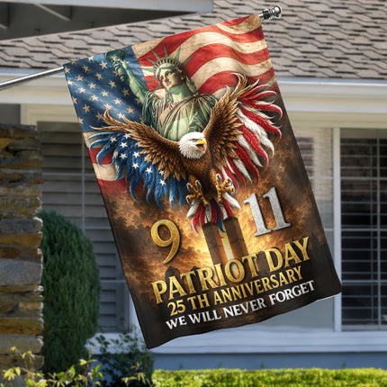 Patriot Day 25th Anniversary 911 Tribute Flag