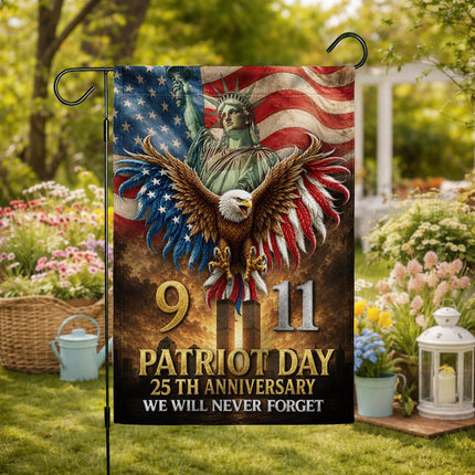 Patriot Day 25th Anniversary 911 Tribute Flag