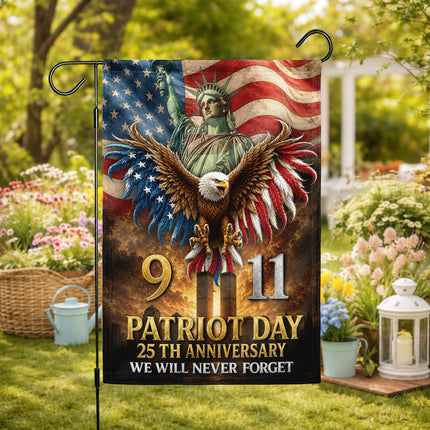 Patriot Day 25th Anniversary 911 Tribute Flag