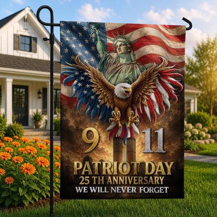 Patriot Day 25th Anniversary 911 Tribute Flag