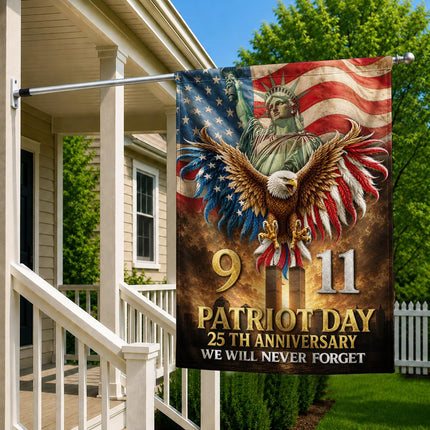 Patriot Day 25th Anniversary 911 Tribute Flag