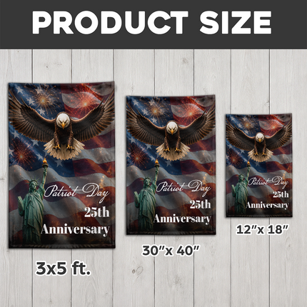 Patriot Day 25th Anniversary Remembrance Flag