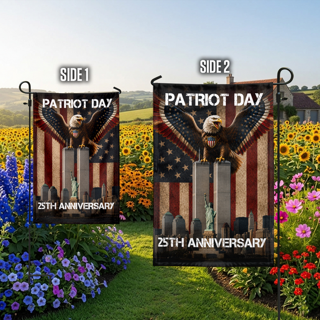 Patriot Day 25th Anniversary NYC Eagle Flag