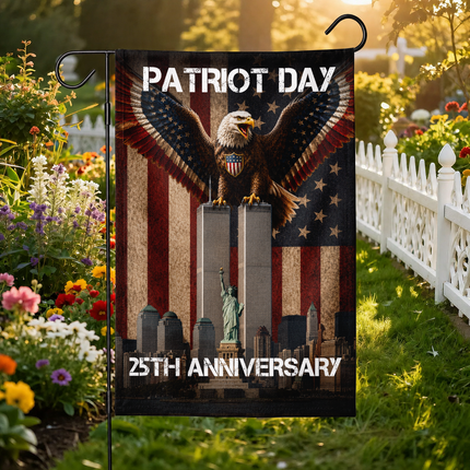 Patriot Day 25th Anniversary NYC Eagle Flag