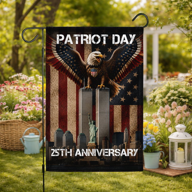 Patriot Day 25th Anniversary NYC Eagle Flag