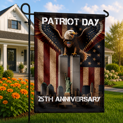 Patriot Day 25th Anniversary NYC Eagle Flag