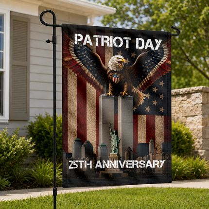 Patriot Day 25th Anniversary NYC Eagle Flag