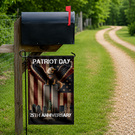 Patriot Day 25th Anniversary NYC Eagle Flag
