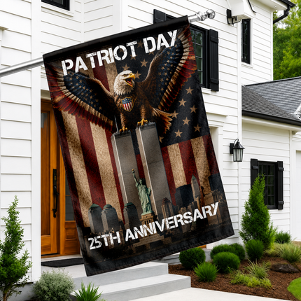 Patriot Day 25th Anniversary NYC Eagle Flag