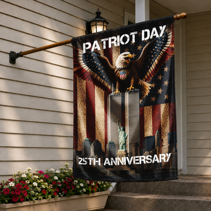 Patriot Day 25th Anniversary NYC Eagle Flag
