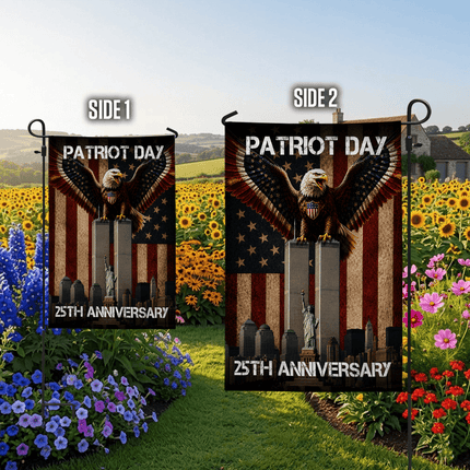 Patriot Day 25th Anniversary NYC Eagle Flag