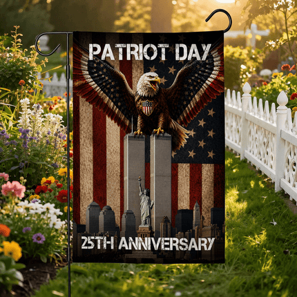 Patriot Day 25th Anniversary NYC Eagle Flag