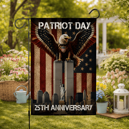 Patriot Day 25th Anniversary NYC Eagle Flag