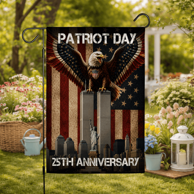 Patriot Day 25th Anniversary NYC Eagle Flag