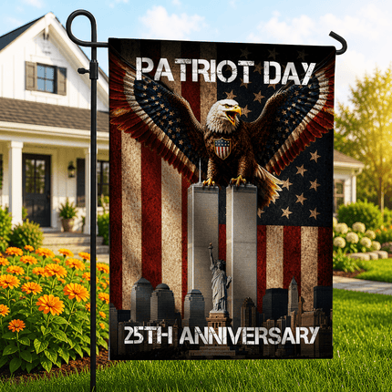 Patriot Day 25th Anniversary NYC Eagle Flag