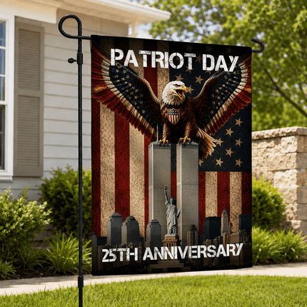 Patriot Day 25th Anniversary NYC Eagle Flag
