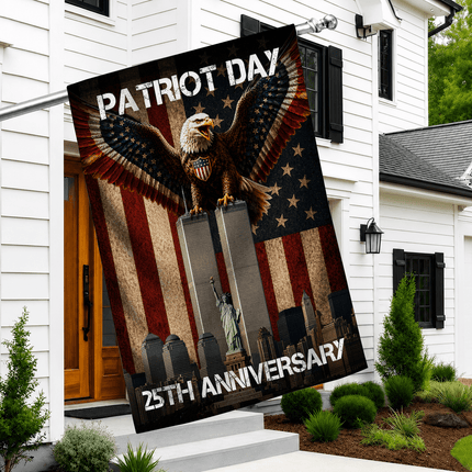 Patriot Day 25th Anniversary NYC Eagle Flag
