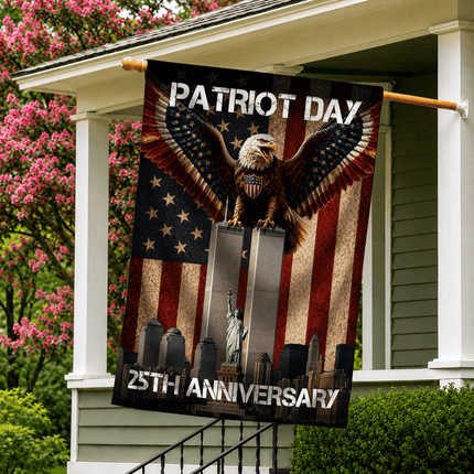 Patriot Day 25th Anniversary NYC Eagle Flag