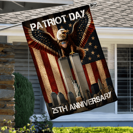Patriot Day 25th Anniversary NYC Eagle Flag