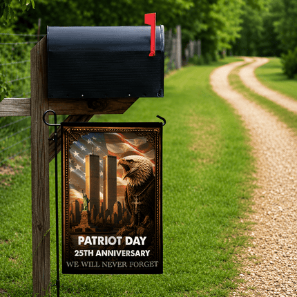 Patriot Day 25th Anniversary Never Forget Flag