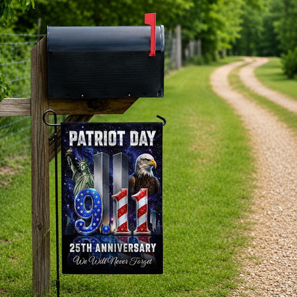 Patriot Day Liberty Eagle 9 11 Memorial 25th Anniversary Flag