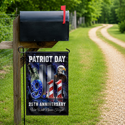 SP-01 Statue of Liberty Patriot Day 25 Years Since 9/11 Flag