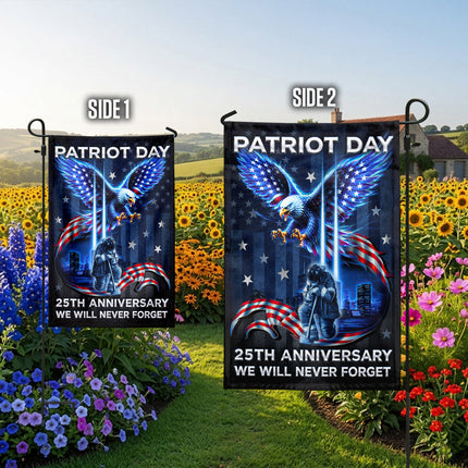 SP-01 We Will Never Forget Patriot Day 25th Anniversary Eagle Tribute Flag