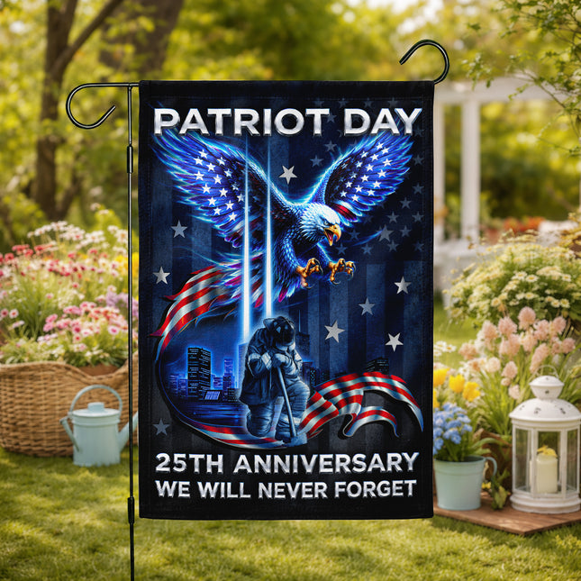 SP-01 We Will Never Forget Patriot Day 25th Anniversary Eagle Tribute Flag